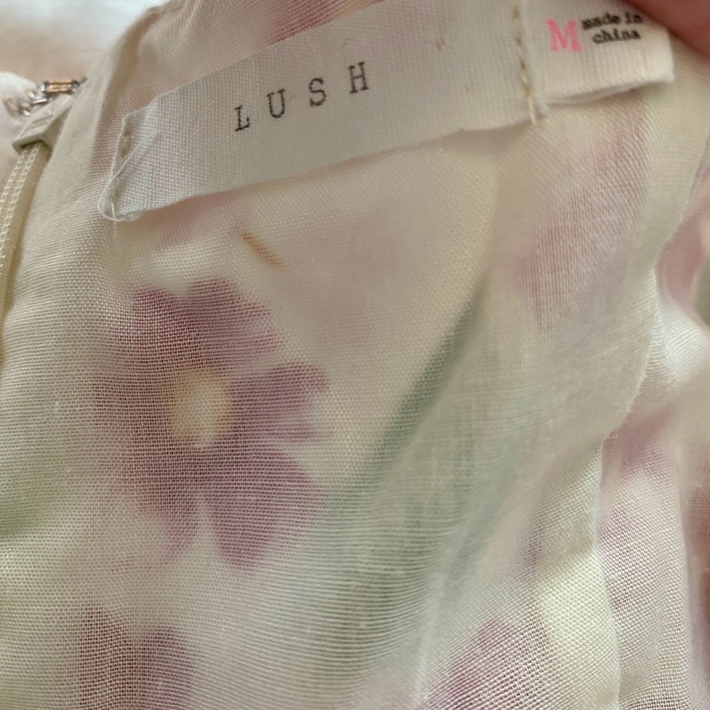 Lush Pink Floral Maxi Dress - Picture 3 of 6